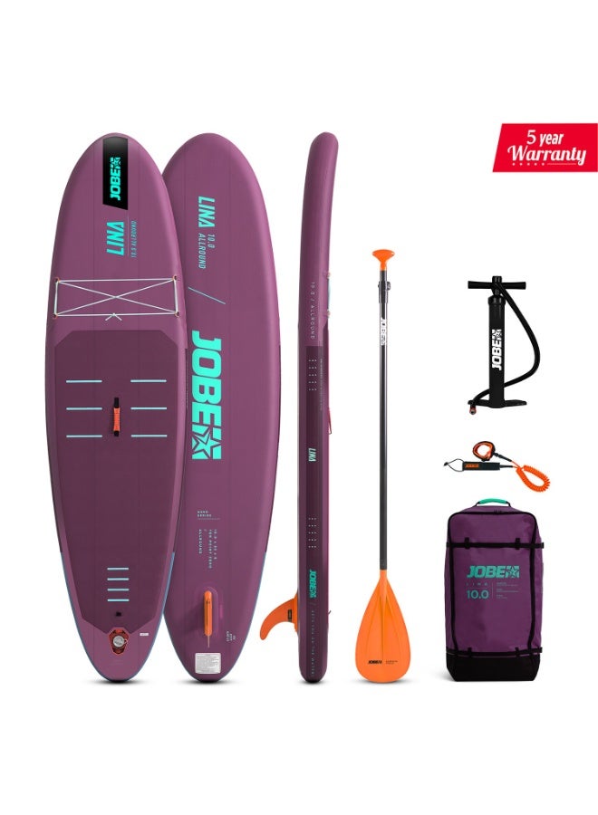 JOBE AERO LINA SUP LITE BOARD 10.0 PACKAGE PURPLE - Image 1
