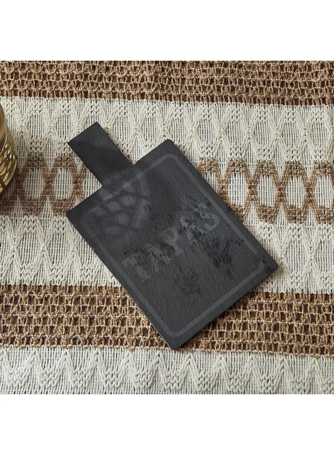 Home Box Eden Appetiser Serving Slate 19 X 11 X 0.4 Cm