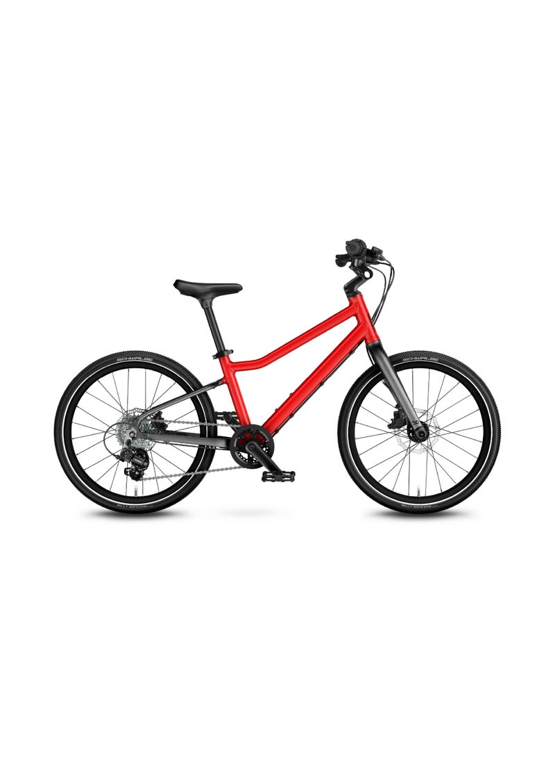 Woom EXPLORE 4 Kids Mountain Bike|20-inch Wheels|Ages 6-8|All-Terrain Youth MTB|7-Speed Shimano Gearing|Disc Brakes|Lightweight Frame - Image 1