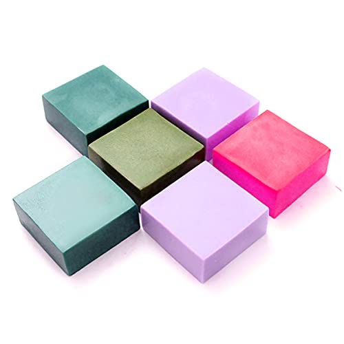 X-Haibei Small Square Silicone Mold - 6 Cavity for Lotion Bars, Soap Making, Bath Bombs, Resin Crafts - 2x2x1 Inch Perfect Straight-Edged Bars, Food Grade Non-Stick Mold - 2oz per Cell - Image 4