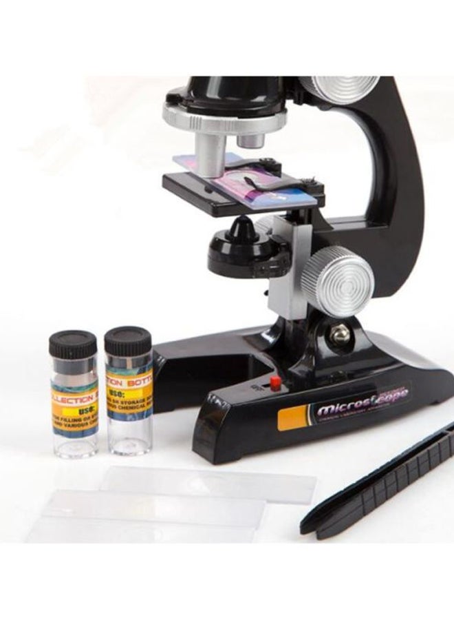 Portable Kids Beginner Microscope Toyset 24x19x9cm with Creative Safe Non-Toxic Material - Image 2