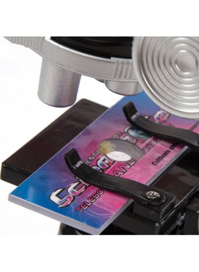 Portable Kids Beginner Microscope Toyset 24x19x9cm with Creative Safe Non-Toxic Material - Image 3