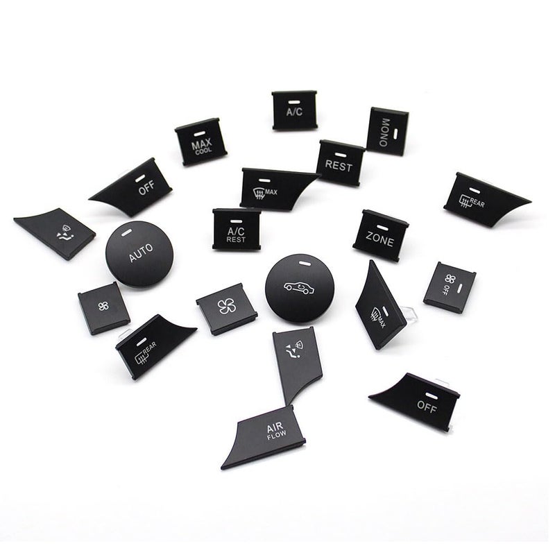 Goodithy AC Climate Control Button Cover Kit for Mercedes Benz - Image 5
