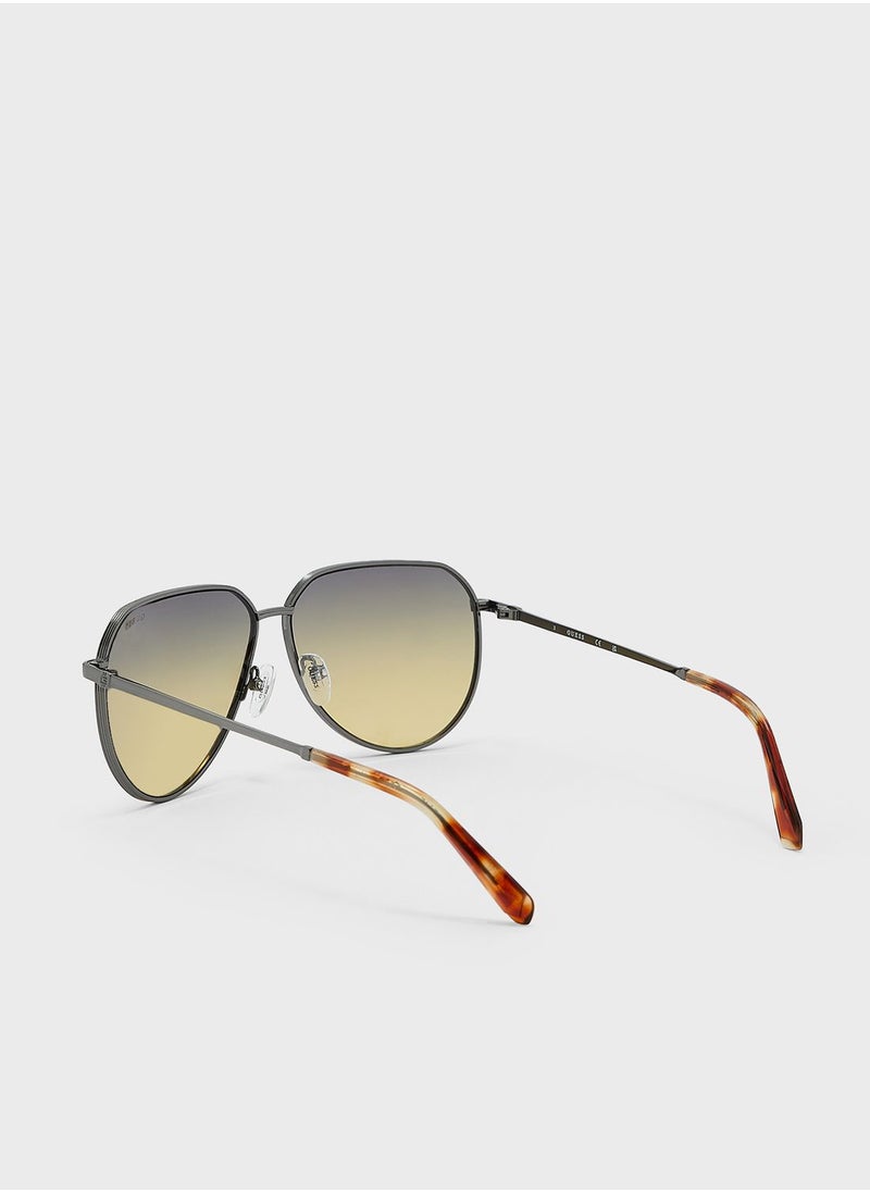 GUESS - Gradient Aviator Sunglasses - Image 1