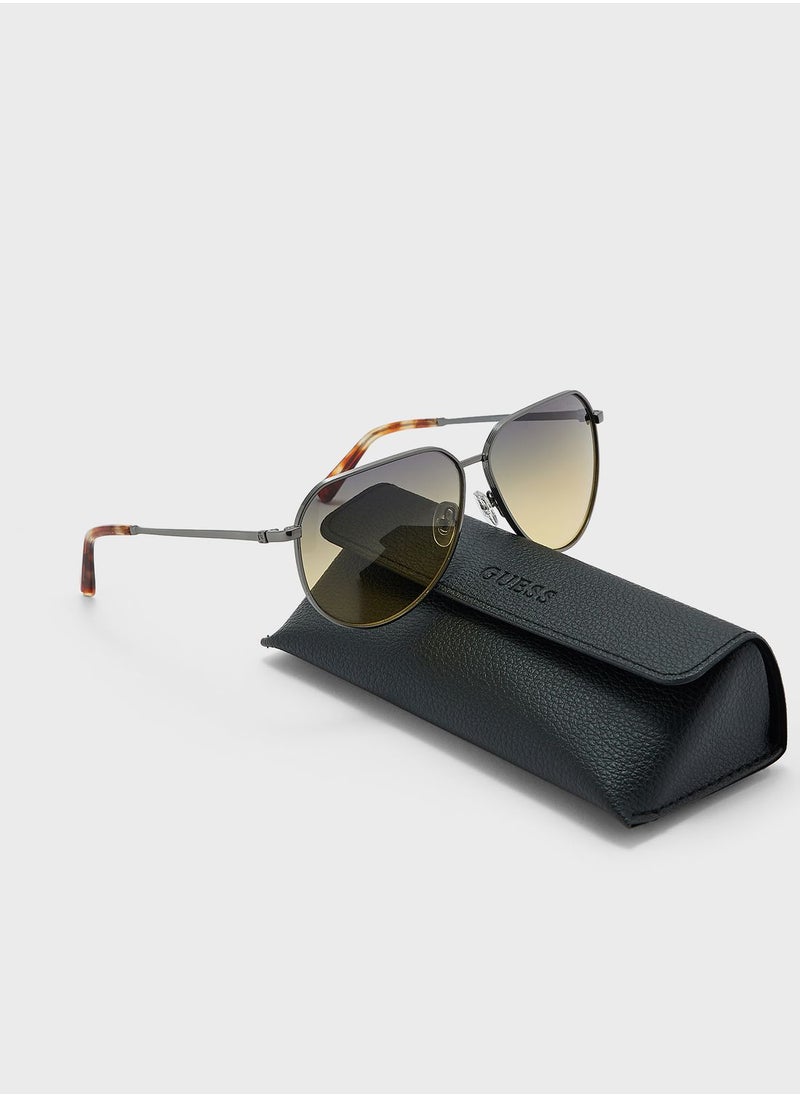 GUESS - Gradient Aviator Sunglasses - Image 1