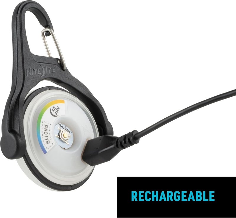 Nite Ize Radiant Rechargeable LED Micro Lantern with Clip - Color Changing Mini Swivel Light - Image 3