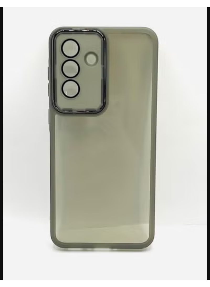 Grace Matte Finish Back Cover Case for Samsung A36 - Elegant Metallic Ribbon Design - Full Camera Protection & Non-Slip Grip - Image 5