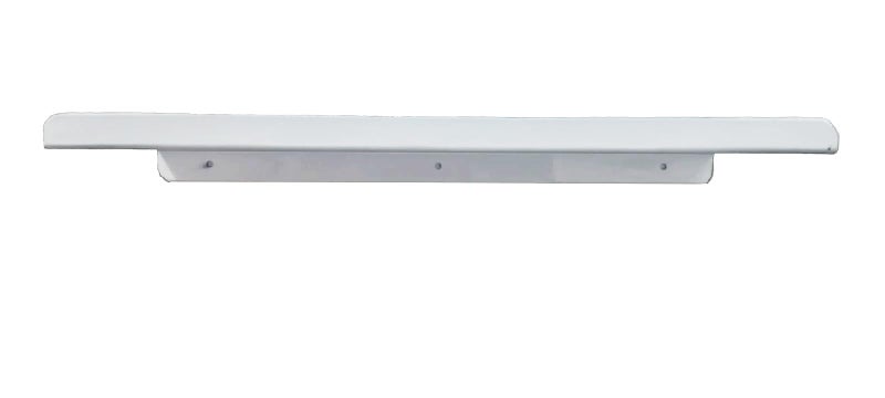 myl Metal Floating Shelf for Wall, Decorative Wall, Long Wall Shelf, Nordic, Modern Design,for Living Room & Bedroom, Home Decor Items Plant Pot mounting (White, 13 Inch) - Image 1