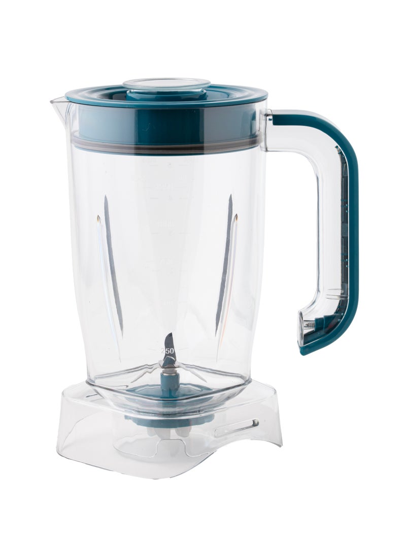 ELORA - 3 In 1 Blender With 3 Speed Setting And Pulse Function- Smoothie Making And Juicing 300-350 Watts | Unbreakable Blender Jars With Stainless Steel Blades | EL-BL-3213 Dark Green - Image 1
