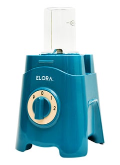 ELORA 3 In 1 Blender With 3 Speed Setting And Pulse Function- Smoothie Making And Juicing 300-350 Watts | Unbreakable Blender Jars With Stainless Steel Blades | EL-BL-3213 Dark Green  - Image 2