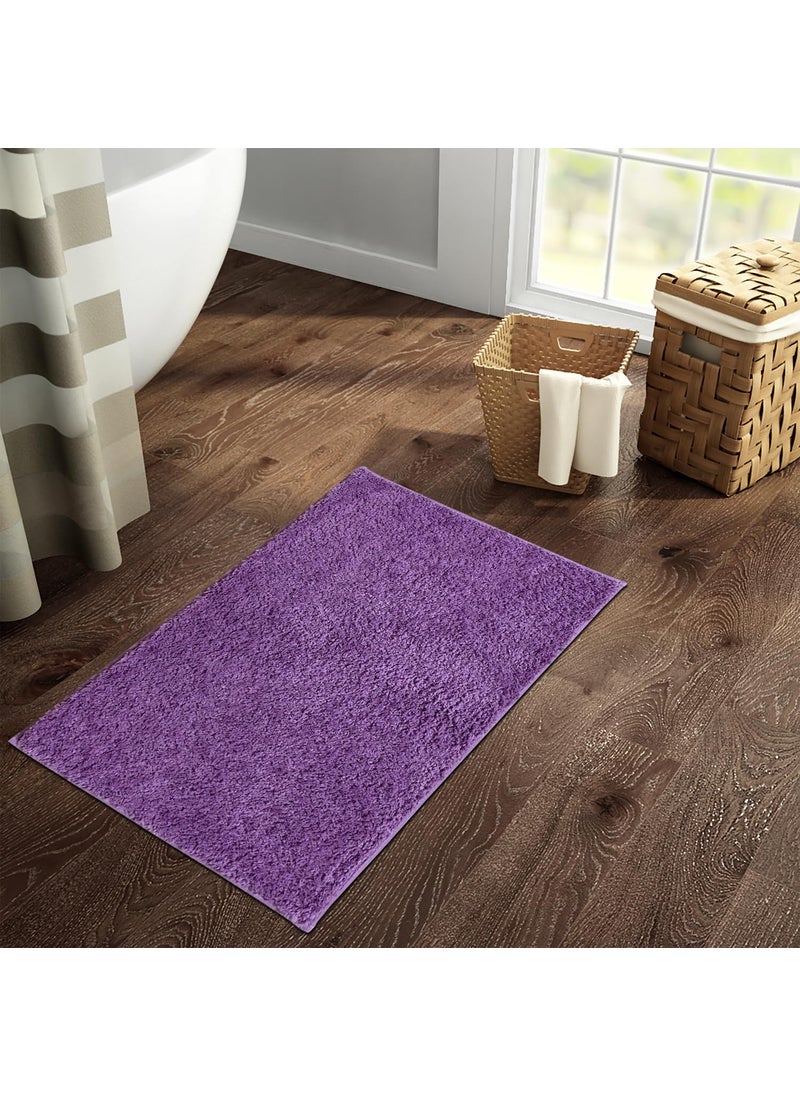 SPACES Spaces Day to Day Plus Drylon Large Bath Mats-Damson  - Image 1