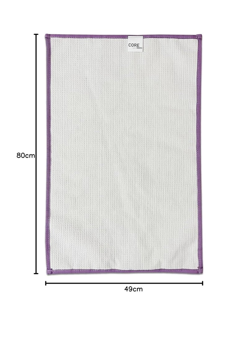 SPACES Spaces Day to Day Plus Drylon Large Bath Mats-Damson  - Image 2