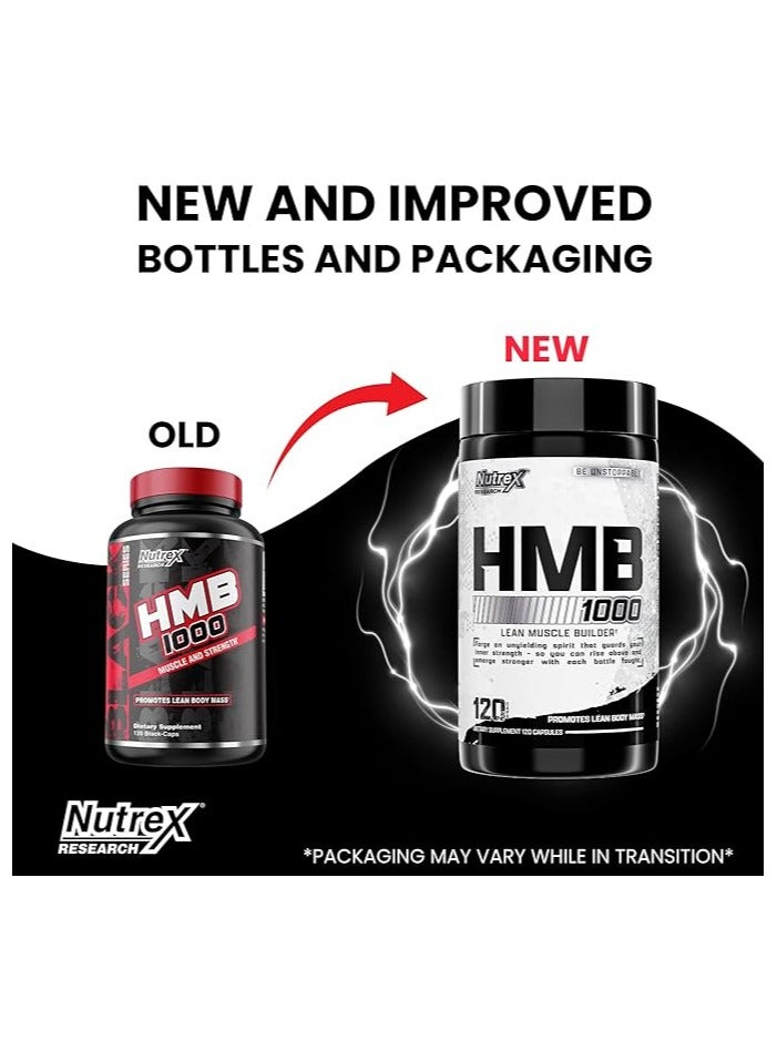 Nutrex Research Hmb 1000 Mg- 120 Capsules