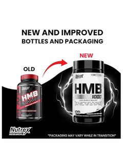 Nutrex Research Nutrex Research HMB 1000 MG- 120 Capsules  - Image 2