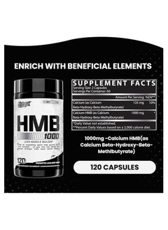 Nutrex Research Nutrex Research HMB 1000 MG- 120 Capsules  - Image 3