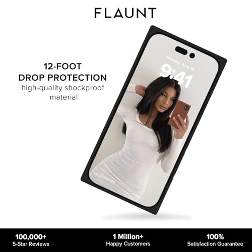Flaunt iPhone 17 Pro Max Case | Official Square Back Cover for iPhone 17 Pro Max with MagSafe & Wireless Charging | Drop-Tested Shockproof Designer Hard Cover (Tortoise Print) - Image 5