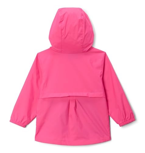 Columbia Youth Girls Switchback II Rain Jacket, Pink Ice, Medium - Image 2