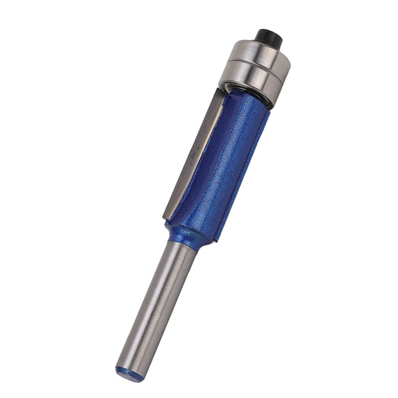 Flush Trim Router Bit: 2 Bearings, Hard Carbide Material - Rust-Proof Paint Coating, Woodworking Router Bit for Home & Professional Woodworking Projects - Image 3