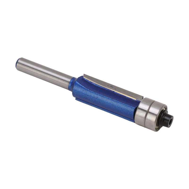 Flush Trim Router Bit: 2 Bearings, Hard Carbide Material - Rust-Proof Paint Coating, Woodworking Router Bit for Home & Professional Woodworking Projects - Image 2