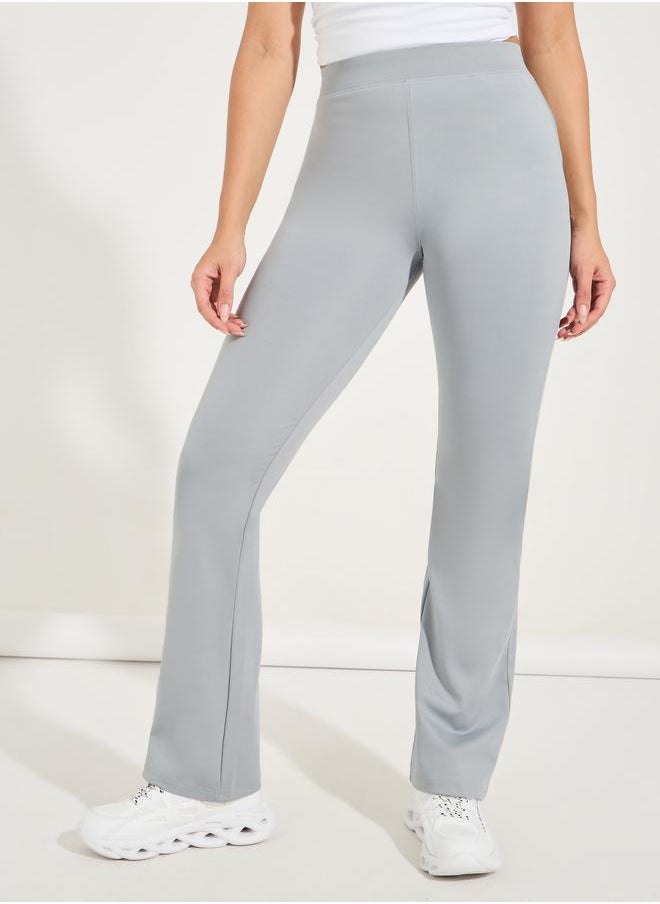 Styli - Solid Light Flare Full Length Leggings - Image 1