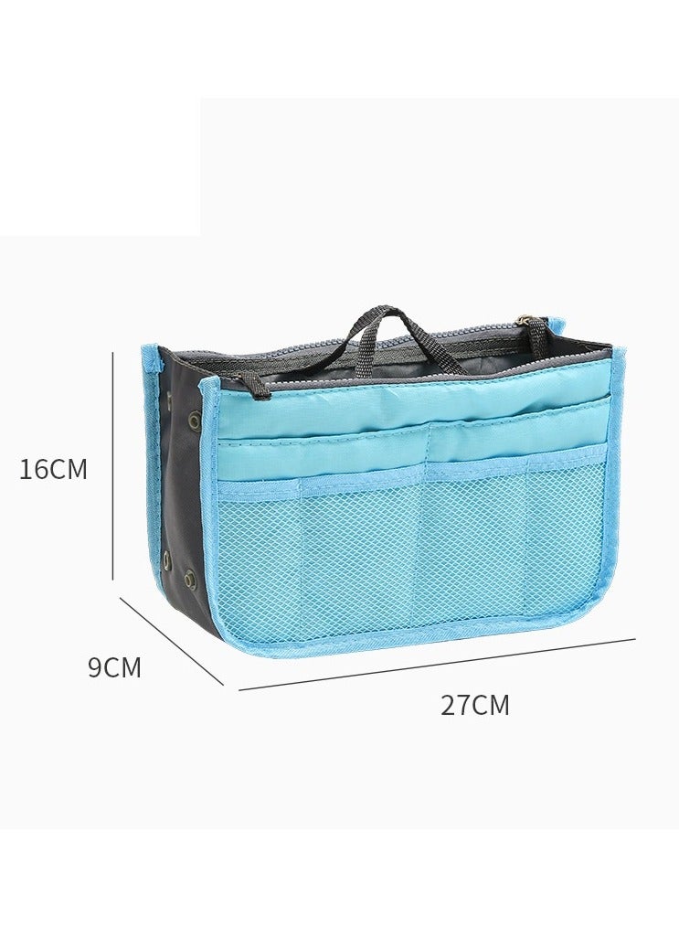 Women Tote Bag Organizer Insert, Travel Bag Insert, Compartment Bag, Felt Bag, Zipper Bag Organizer, Handbag Organizer Purse, Large Liner Tidy Bag, with 13 Pockets - Image 5