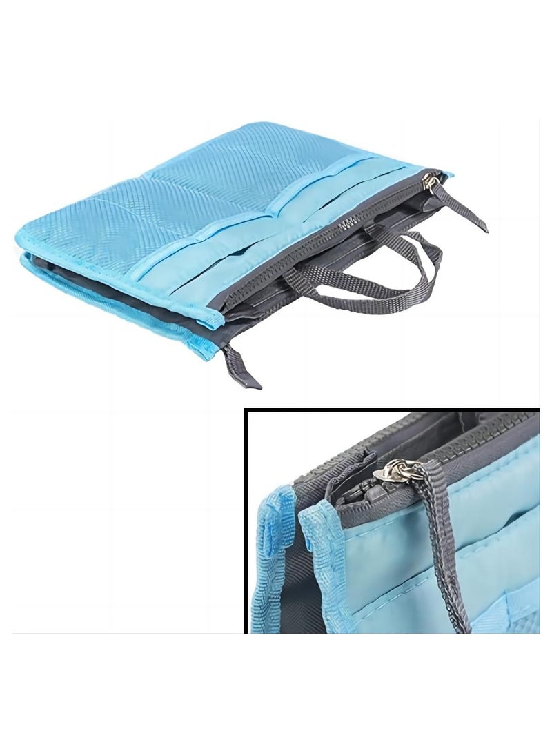 Women Tote Bag Organizer Insert, Travel Bag Insert, Compartment Bag, Felt Bag, Zipper Bag Organizer, Handbag Organizer Purse, Large Liner Tidy Bag, with 13 Pockets - Image 3