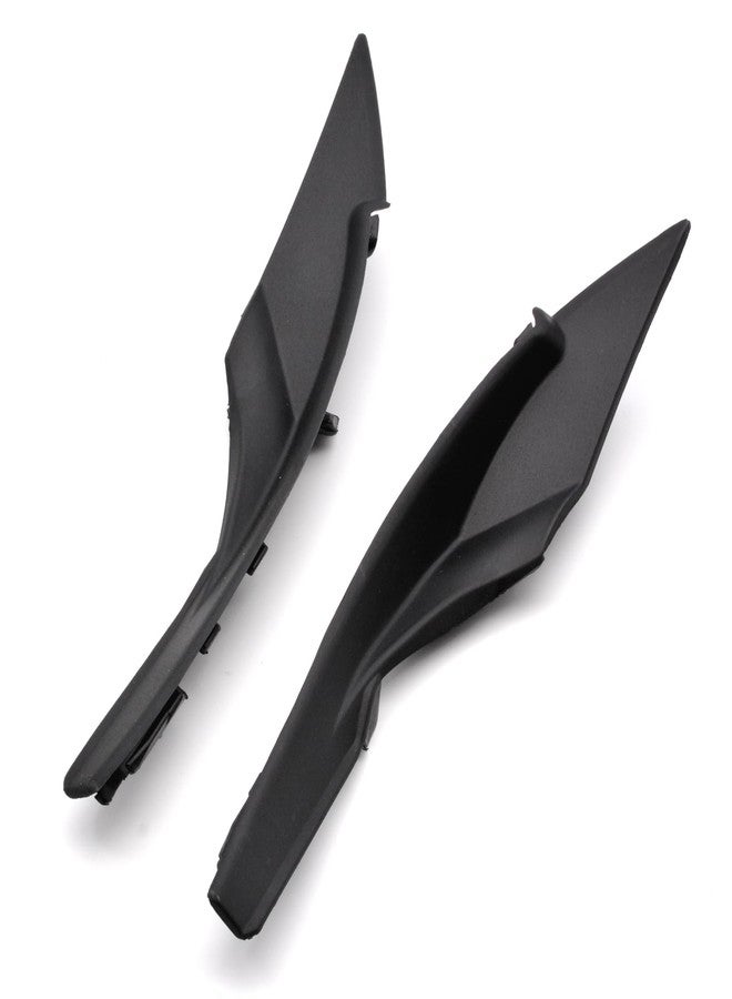 HAOTOM Pair Front Windshield Cowl Trim Cover Panel Compatible for Mitsubishi Lancer Evo 2008-2017 Front Deck Cover Panel Left Driver Side & Right Passenger Side - Image 2