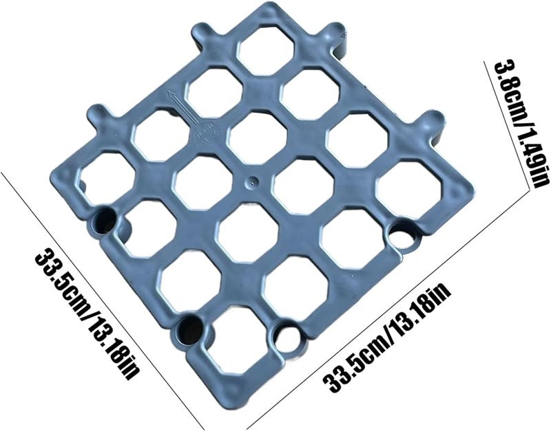 Interlocking Waterproof Mesh Floor Pallets For Supermarket Warehouse Storage 60x60cm - Image 5