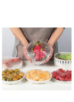 Golden Disposable Cling Film Elastic Wraps for Food Storage 100 Pieces  - Image 2