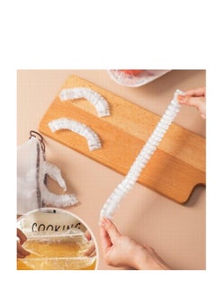 Golden Disposable Cling Film Elastic Wraps for Food Storage 100 Pieces  - Image 3