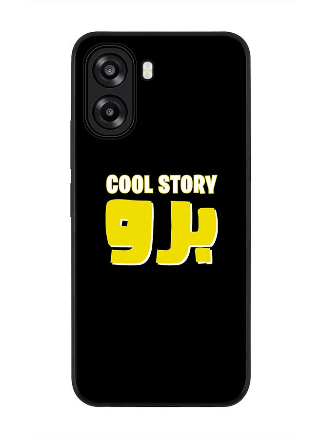 Stylizedd For Oppo A6x 5G / A6x 4G Case,Slim fit Camera Protection, Shockproof Thin Phone cover  - Cool story bro - Image 1