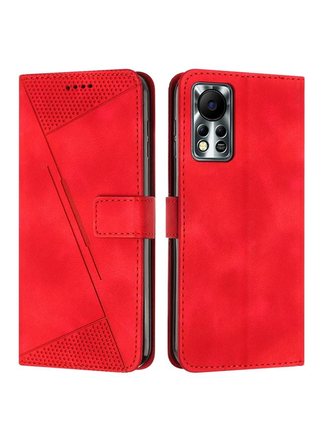 S-TOP Case For Infinix Hot 11s NFC Dream Triangle Leather Phone Case with Lanyard - Image 1
