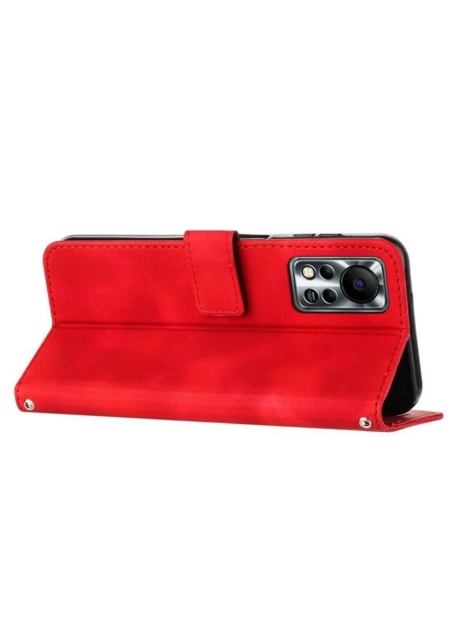 S-TOP Case For Infinix Hot 11s NFC Dream Triangle Leather Phone Case with Lanyard - Image 4