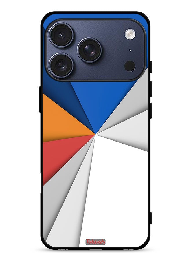 Tolwak Apple iPhone 17 Pro Protective Case Cover Material Matches Abstract Art - Image 1