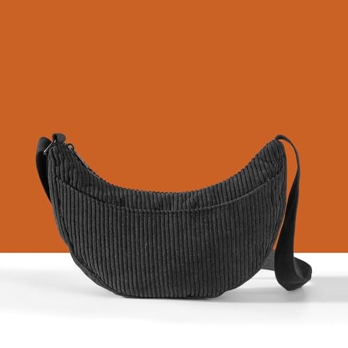 Accessorize London Women's Black Cord Sling Bag | crossbody sling bag for women stylish|Ladies Adjustable Strap sling bag| Spacious shoulder bag for woman - Image 4