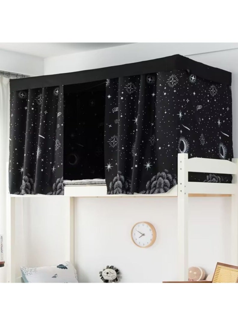 FASHION HOME Bunk Bed Curtain Single Sleeper Canopy Blackout Cloth Shading Bedding Junior Students College Home Drapery 1pc  - Image 3
