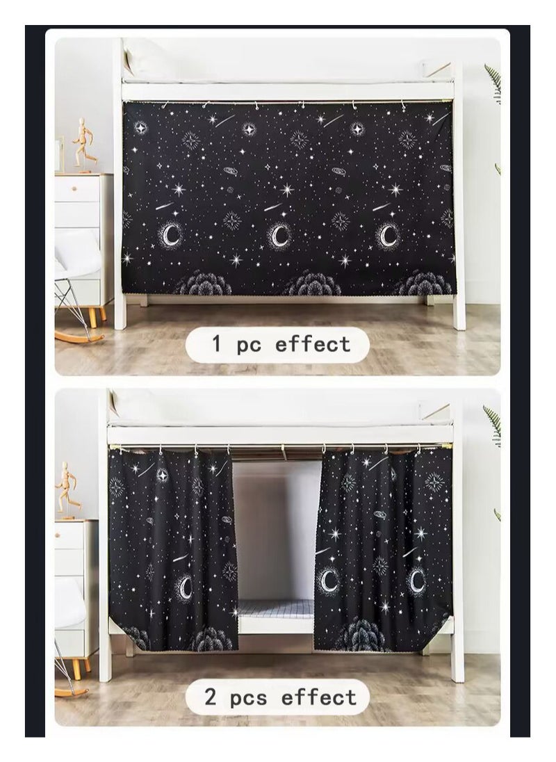 FASHION HOME Bunk Bed Curtain Single Sleeper Canopy Blackout Cloth Shading Bedding Junior Students College Home Drapery 1pc  - Image 5