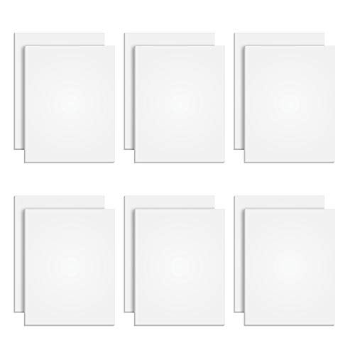 TOPS The Legal Pad Plus Writing Pads, Glue-Top, 8-1/2" x 11", Blank, 50 Sheets, 12 Pack (71520) , White - Image 1