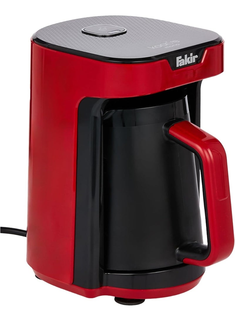 Fakir Kaave Mono Turkish Coffee Machine, 4 Cups, 535W, Automatic Brewing, Luminasense Anti-Overflow Technology, Red/Black - Image 2