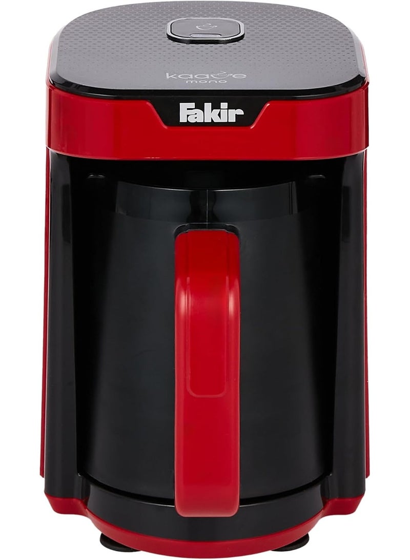 Fakir Kaave Mono Turkish Coffee Machine, 4 Cups, 535W, Automatic Brewing, Luminasense Anti-Overflow Technology, Red/Black - Image 1