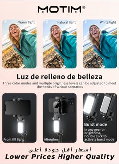 Motim Selfie Stick Tripod with Gimbal Stabilizer 360°Automatic Rotation Handheld Gimbal with Remote for Video Recording Vlogs TikTok YouTube Live  - Image 5
