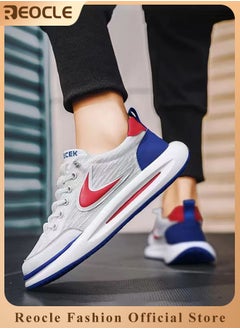 REOCLE Men's Sneakers Breathable Sports Sneakers Fashion Running Shoes Blade Non Slip Soft Sole Casual Athletic Walking Shoes Casual Lightweight Tennis Shoes  - Image 1