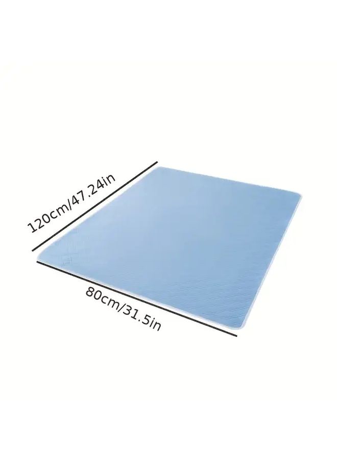 Blue 19.69x27.56 Inch Washable Reusable Protective Pad Leak Proof Quick Dry Breathable - Image 2