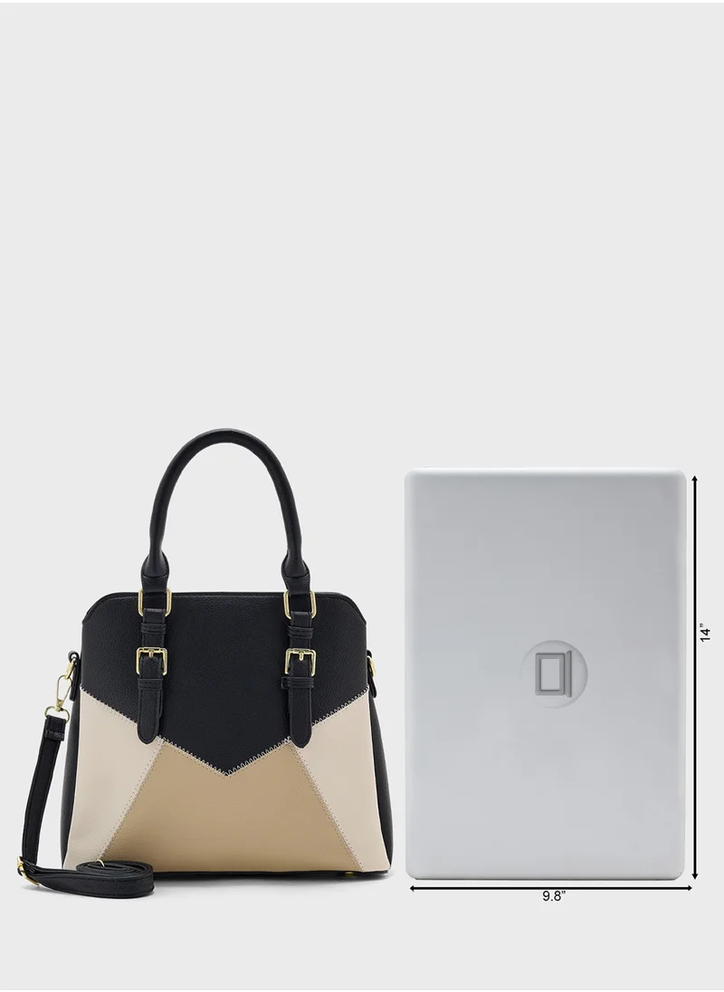 ELLA Color Block Satchel
