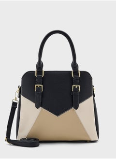 Color Block Satchel