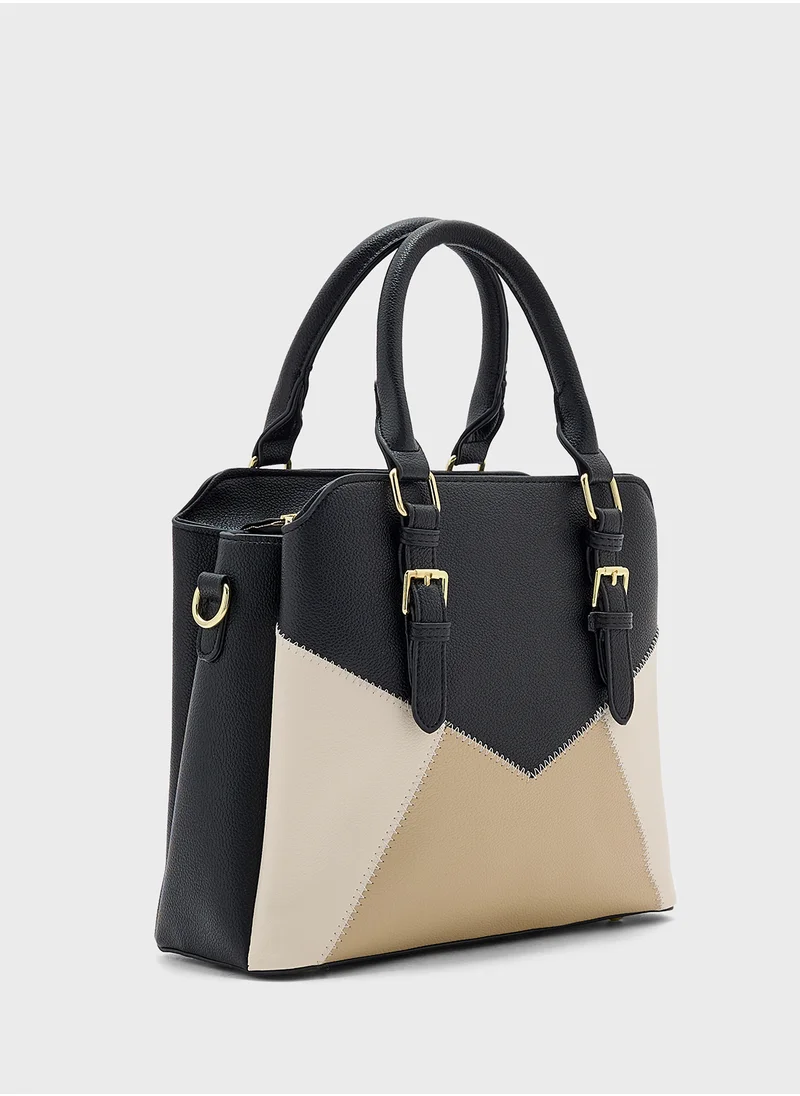 ELLA Color Block Satchel