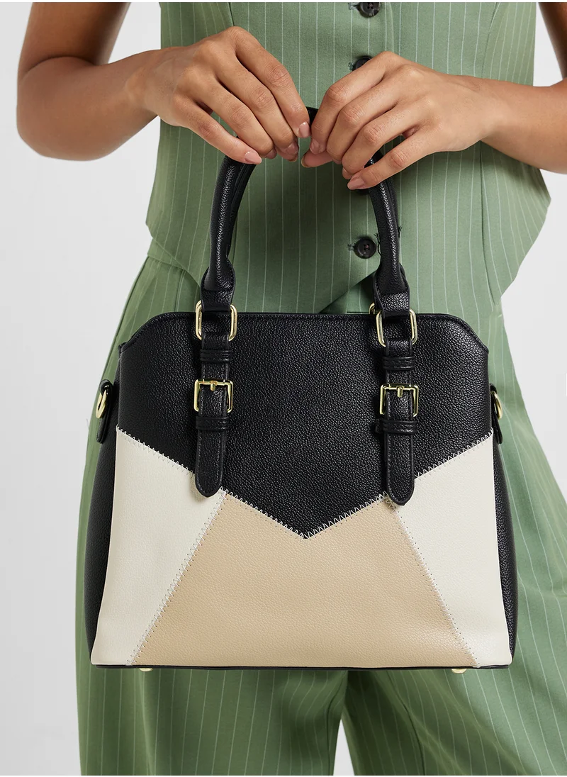 ELLA Color Block Satchel