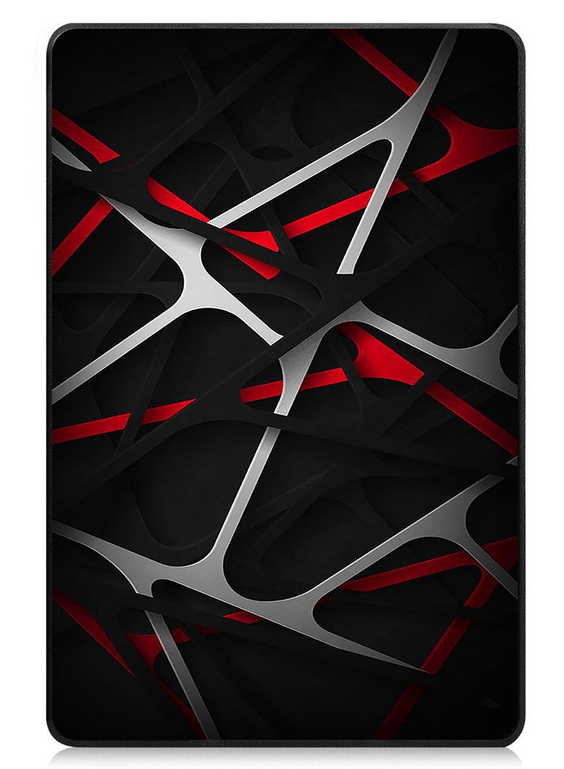 Theodor Protective Flip Case For Samsung Galaxy Tab S6 Lite 10.4 Inch 2024/2022/2020, With Trifold Stand Auto Wake Sleep Shockproof Cover Abstract 11 - Image 1