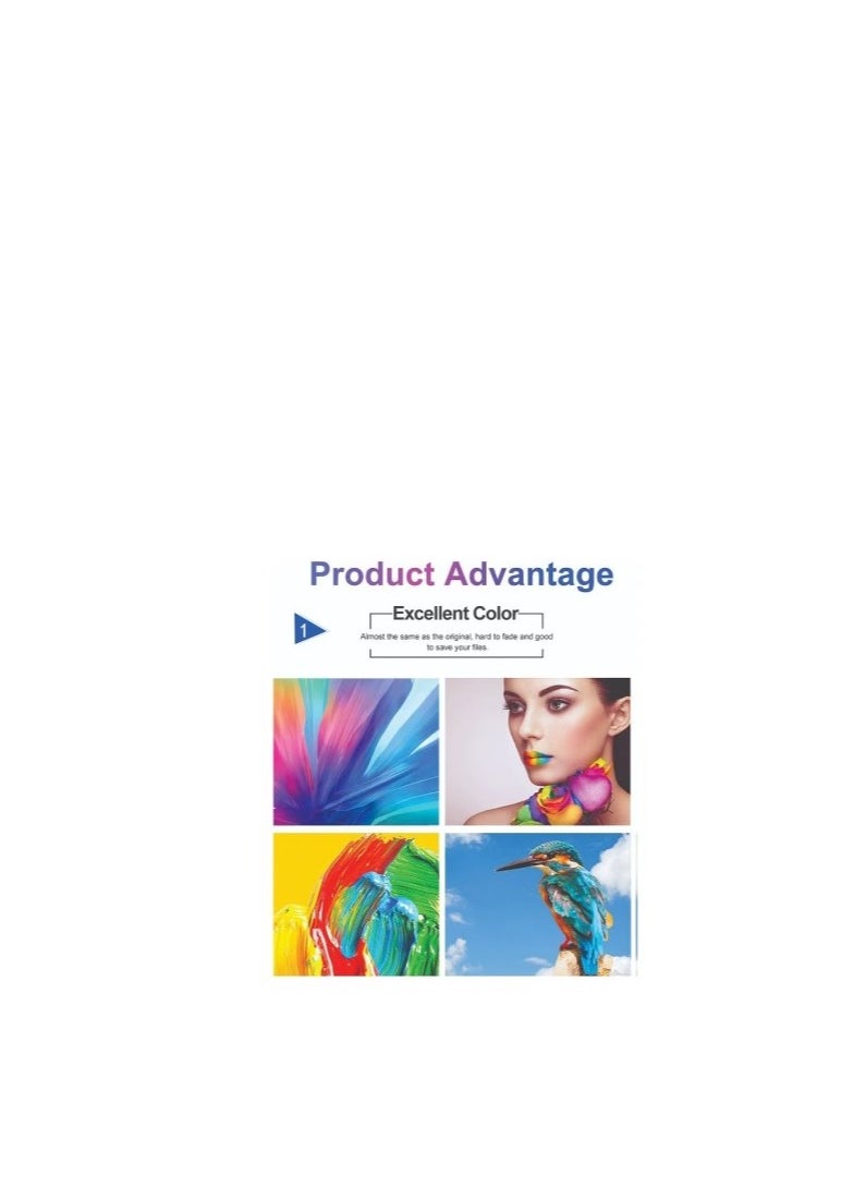 Generic 6-Piece 673 Refilling Ink Bottle For Printer 70ml Multicolour  - Image 5