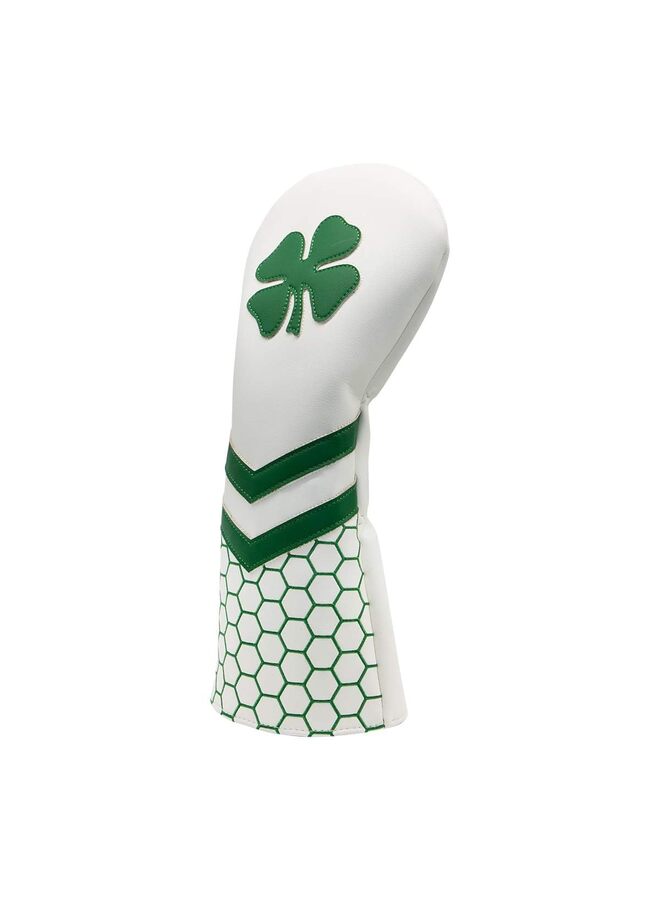 Generic Headcover Club Head Cover Protective - 3 Selections - Golf Driver Headcover Headcover Exchangeable, White Synthetic Leather fits for All Men Golfer (Size : FAIRWAY) - Image 1